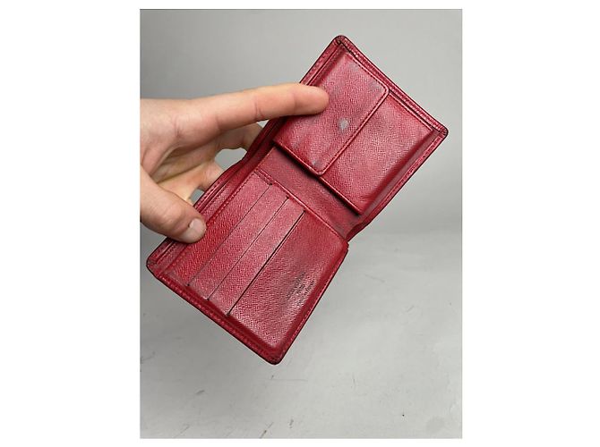 Borsa in pelle rossa Louis Vuitton Rosso - vista 3