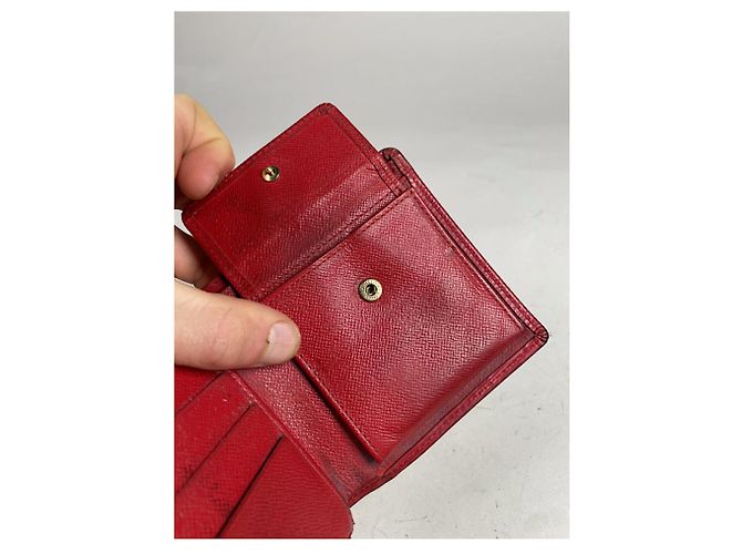 Borsa in pelle rossa Louis Vuitton Rosso - vista 5