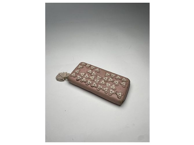Cartera de cuero rosa Loewe Puzzle - vista 4