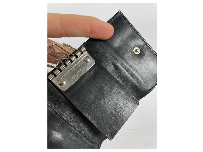 Gucci schwarze Lackledertasche - Ansicht 4