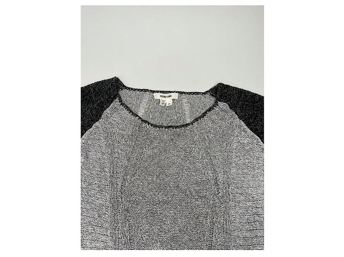 Prenda de punto de algodón negro Helmut Lang - vista 3
