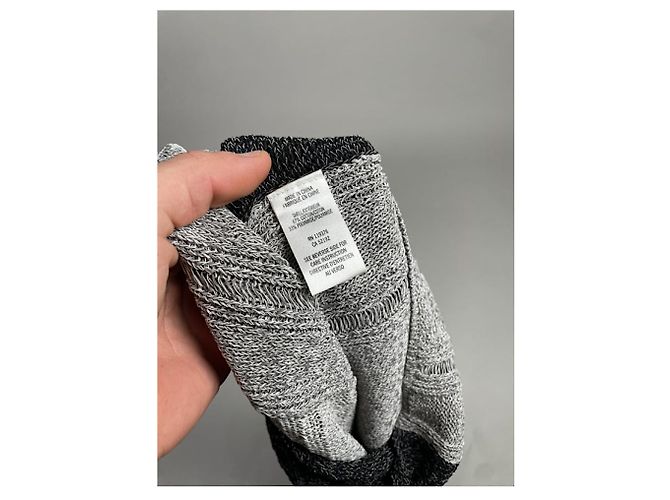 Prenda de punto de algodón negro Helmut Lang - vista 4