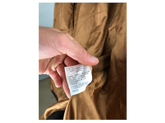 Abrigo trench de lana marrón Givenchy Castaño - vista 3