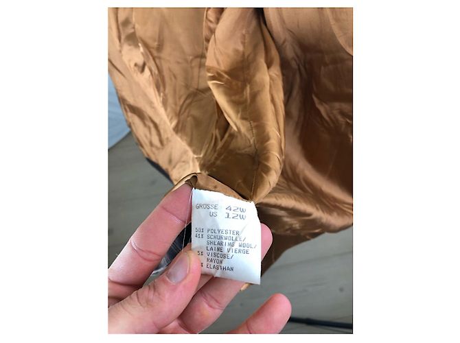 Abrigo trench de lana marrón Givenchy Castaño - vista 4