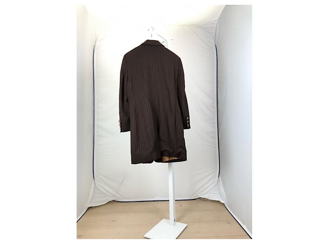 Abrigo trench de lana marrón Givenchy Castaño - vista 5
