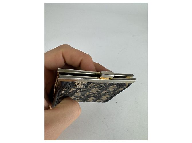 Borsa in cotone nero Dior 30 Montaigne - vista 3