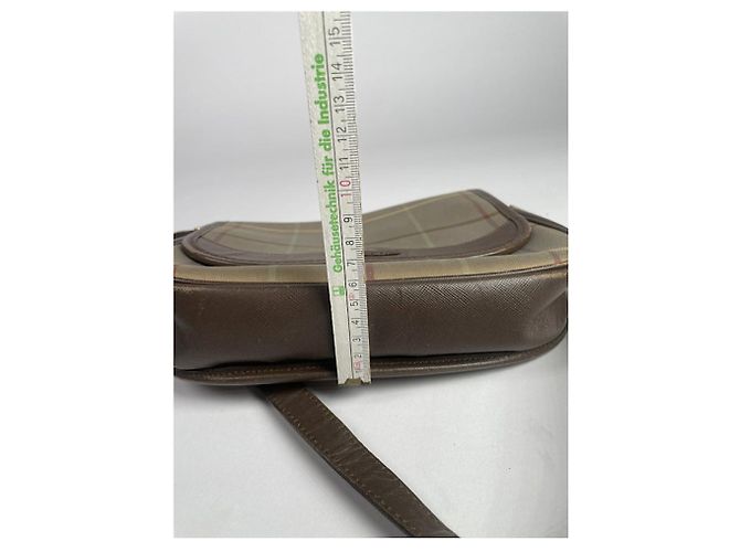 Burberry The Link Borsa a mano in pelle marrone - vista 2