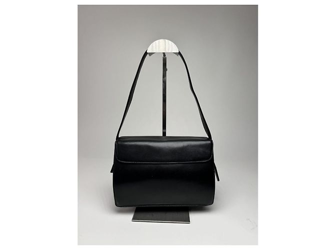 Sac à main en cuir noir Givenchy 4G - vue 5