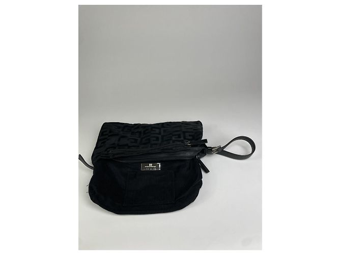 Borsa a mano in poliestere nero Givenchy Whip - vista 2