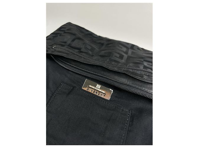 Borsa a mano in poliestere nero Givenchy Whip - vista 3