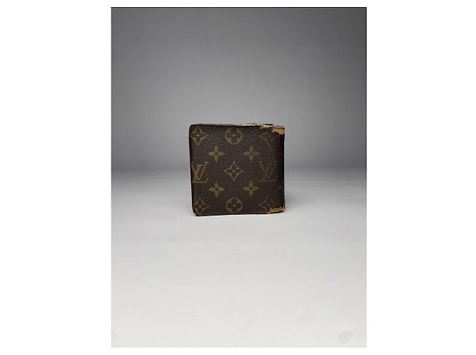 Borsa in pelle marrone Louis Vuitton - vista 5