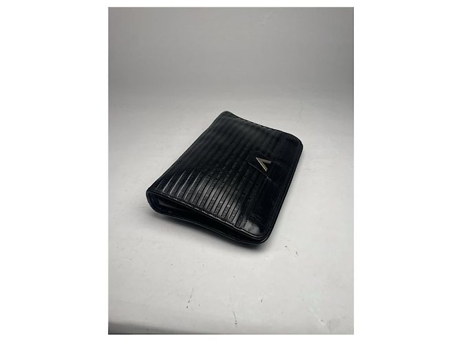 Autre Marque MARIO VALENTINO Bolso de mano de cuero negro - vista 3