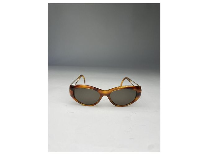Fendi Gold-Metall Sonnenbrille Golden - Ansicht 2