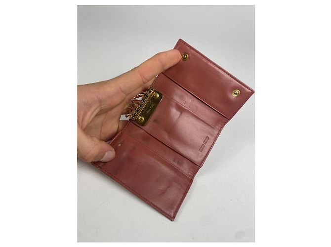 Borsa in pelle arancione Miu Miu - vista 4
