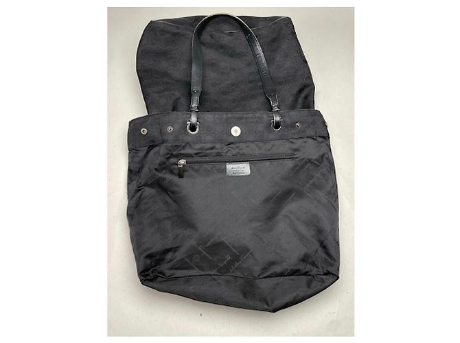 Schwarze Polyester-Handtasche von Salvatore Ferragamo - Ansicht 3