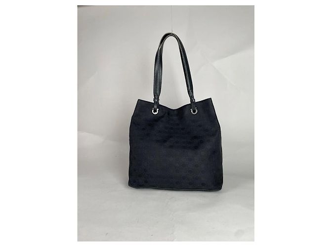 Schwarze Polyester-Handtasche von Salvatore Ferragamo - Ansicht 5