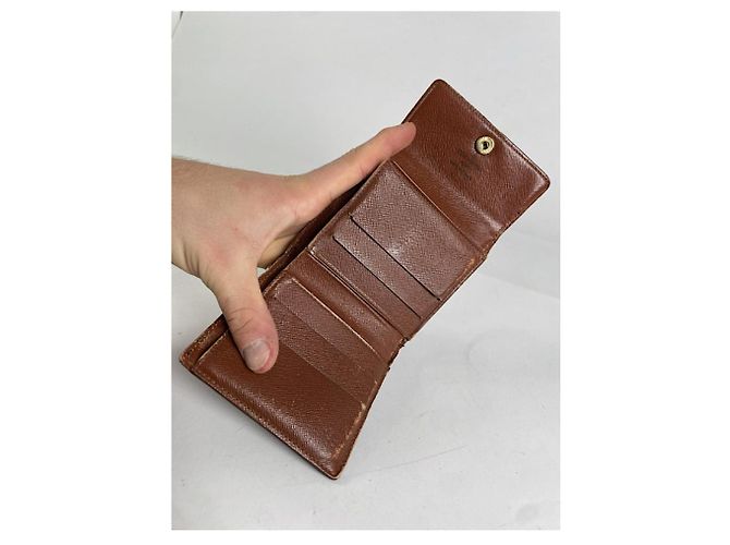 Billetera de cuero marrón Koala de Louis Vuitton Castaño - vista 4