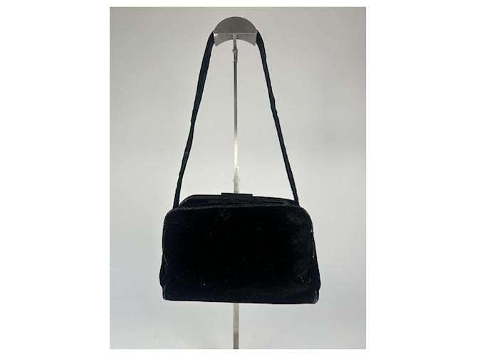 Borsa in cotone nero Prada Re-Edition 2002 - vista 4