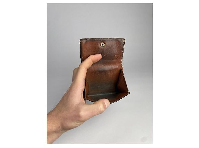 Billetera de cuero marrón Koala de Louis Vuitton Castaño - vista 4