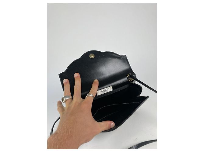 Borsa a mano mini Pocket in pelle nera di Givenchy Nero - vista 2
