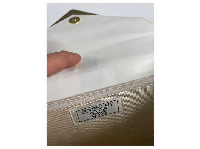 Bolsa de couro branco Givenchy 4G - vista 2
