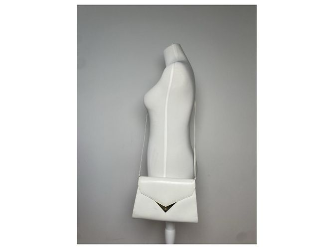 Bolsa de couro branco Givenchy 4G - vista 4