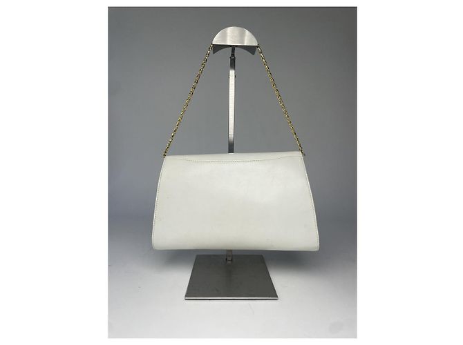 Bolsa de couro branco Givenchy 4G - vista 5