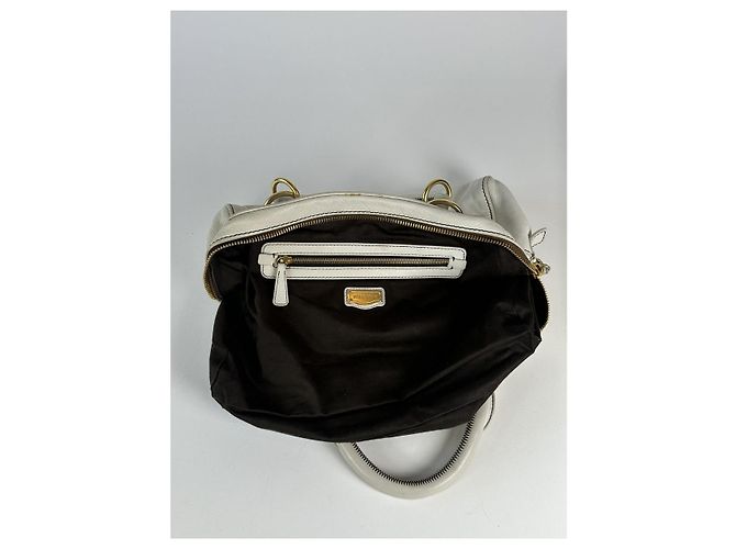 Borsa in pelle bianca Miu Miu Bianco - vista 3