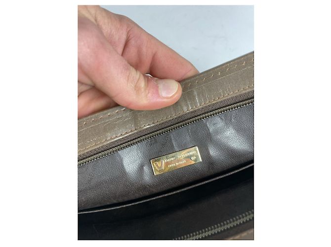Autre Marque MARIO VALENTINO Borsa a mano in pelle marrone - vista 3