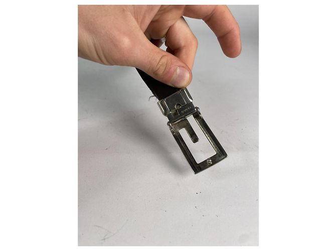Gucci schwarze Leder-Gürtel - Ansicht 4