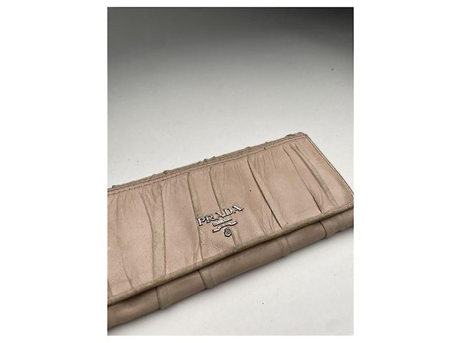 Cartera de cuero rosa Prada - vista 3