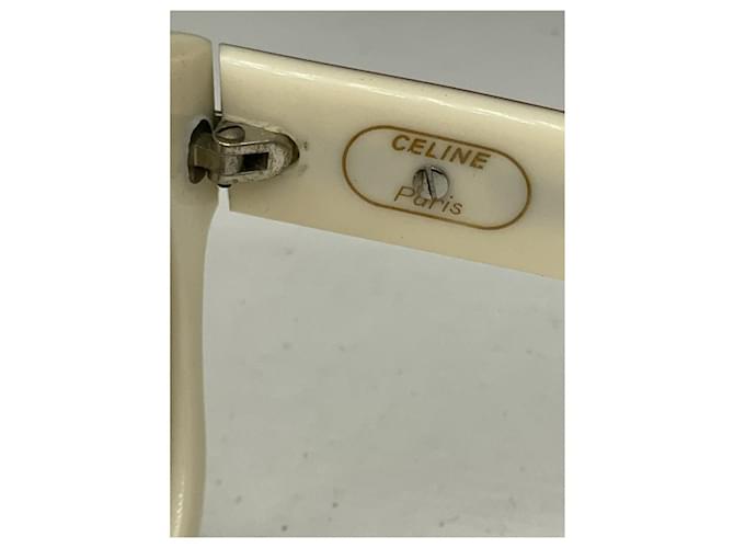 Céline Gafas de sol de plástico blanco Celine - vista 4