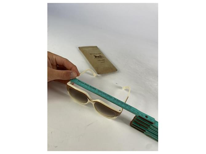 Céline Gafas de sol de plástico blanco Celine - vista 5