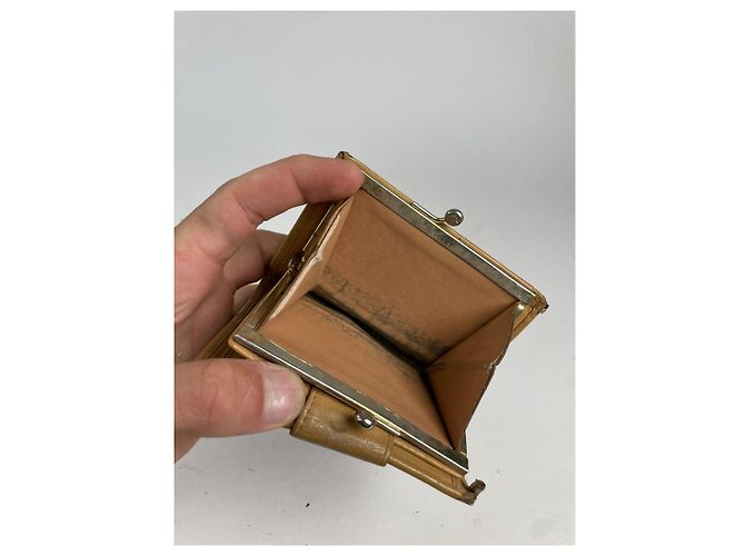Céline Cartera de cuero beige Celine Triomphe - vista 5