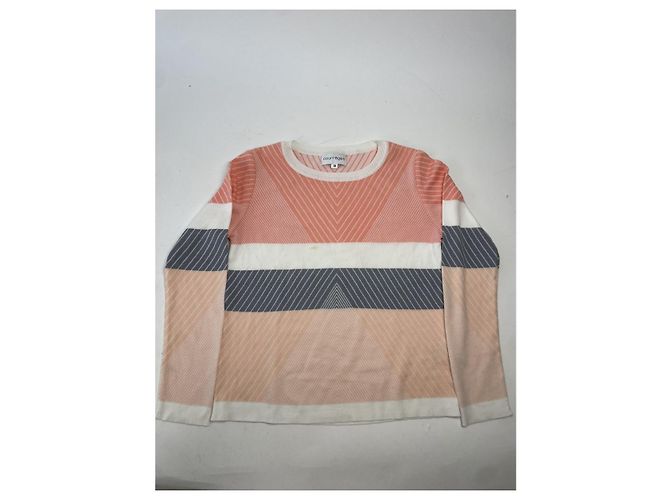 Courreges Mehrfarbige Baumwollstrickwaren von Courrèges Mehrfarben - Ansicht 2