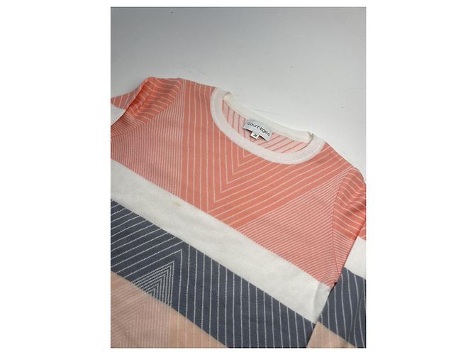 Courreges Mehrfarbige Baumwollstrickwaren von Courrèges Mehrfarben - Ansicht 3