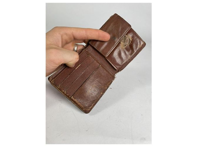 Borsa in pelle marrone Louis Vuitton - vista 3