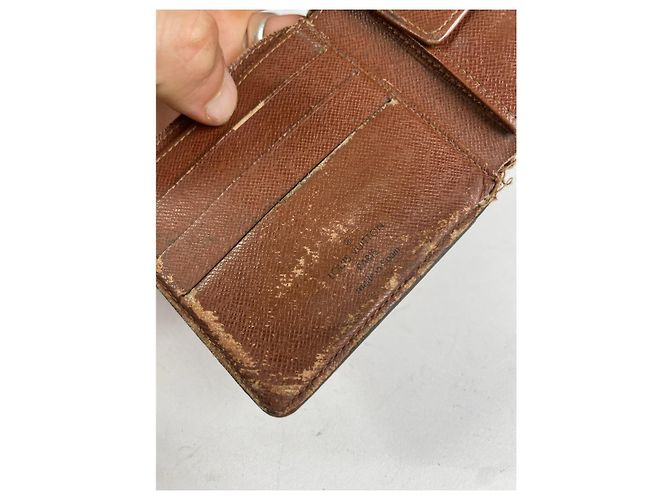 Borsa in pelle marrone Louis Vuitton - vista 4