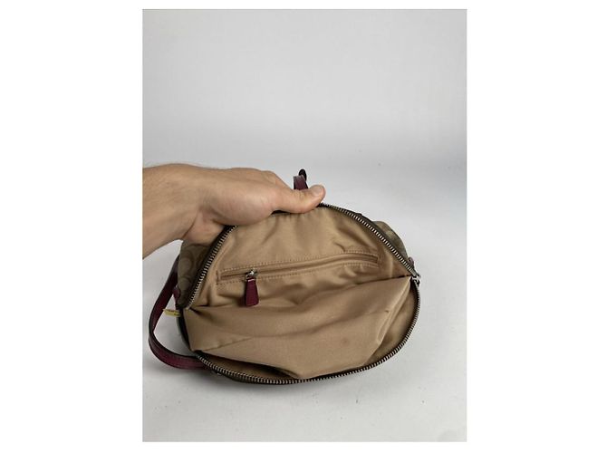 Borsa a mano in pelle marrone Sufflette Signature di Coach - vista 2