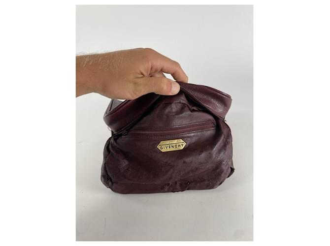 Borsa in pelle viola Givenchy Kenny Porpora - vista 2