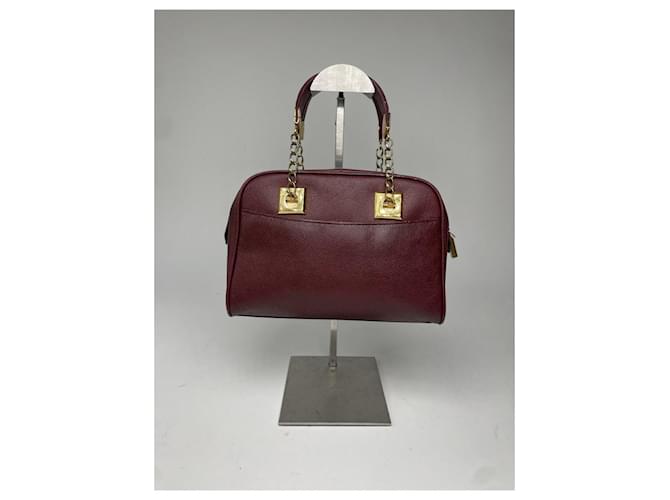 Borsa in pelle viola Givenchy Kenny Porpora - vista 4