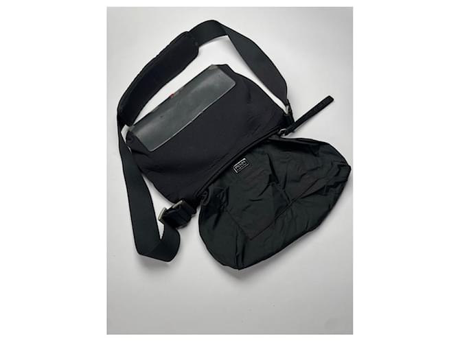 Prada schwarze Polyester-Handtasche - Ansicht 3