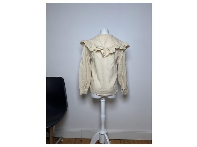 Prenda de punto de lana beige de Yves Saint Laurent - vista 4