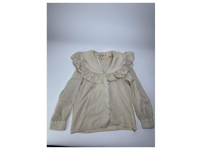 Prenda de punto de lana beige de Yves Saint Laurent - vista 5