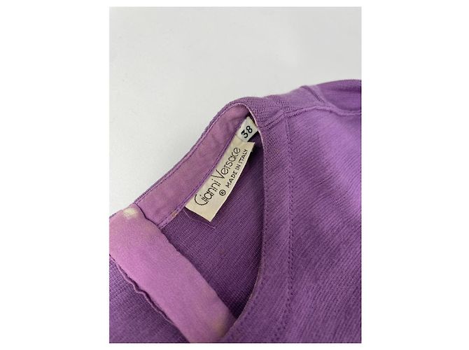 Lila Wollkleid von Gianni Versace - Ansicht 4