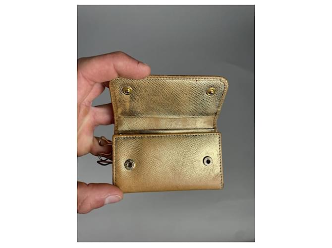 Borsa in pelle gialla Prada Giallo - vista 5