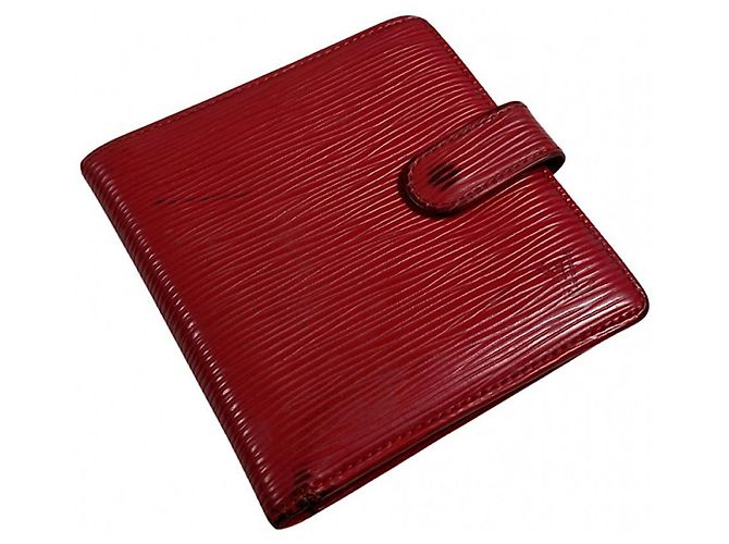 Borsa in pelle rossa Louis Vuitton Rosso - vista 2