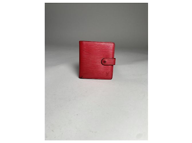 Borsa in pelle rossa Louis Vuitton Rosso - vista 3