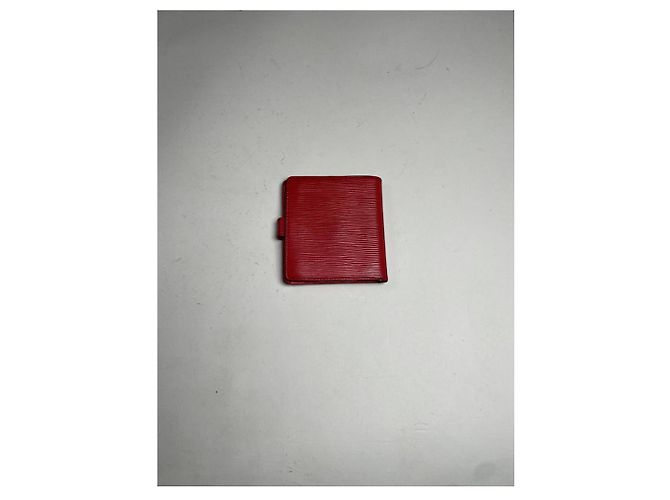 Borsa in pelle rossa Louis Vuitton Rosso - vista 4