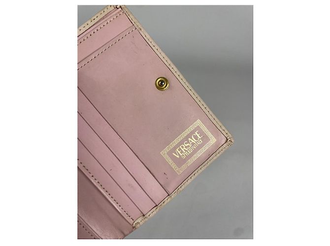 Borsa piccola in pelle rosa Versace - vista 4